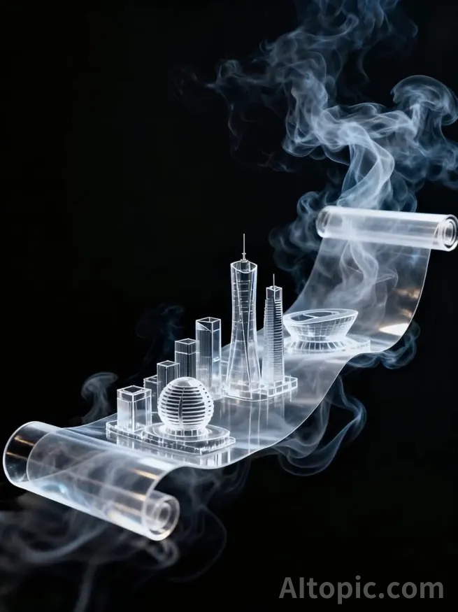 Surreal Smoke Scroll with Future East Fusion