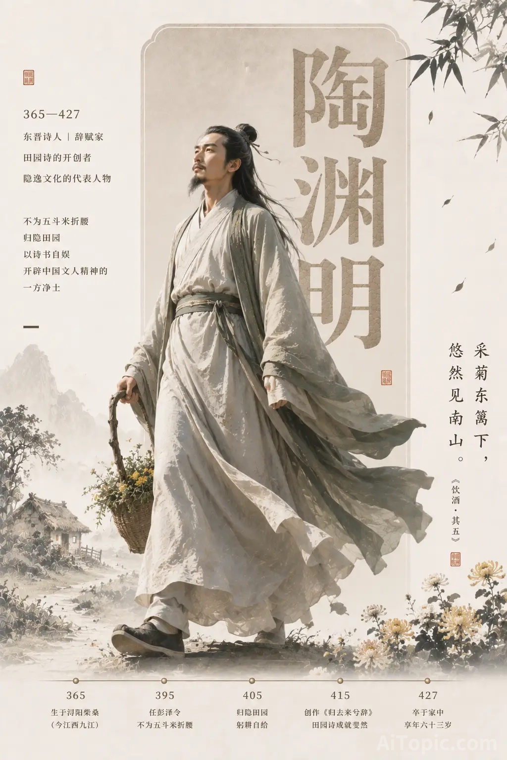 Tao Yuanming: The Poet of Pastoral Serenity