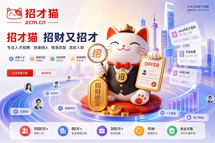 ZCM.CN - The Lucky Talent Cat Recruiting Platform